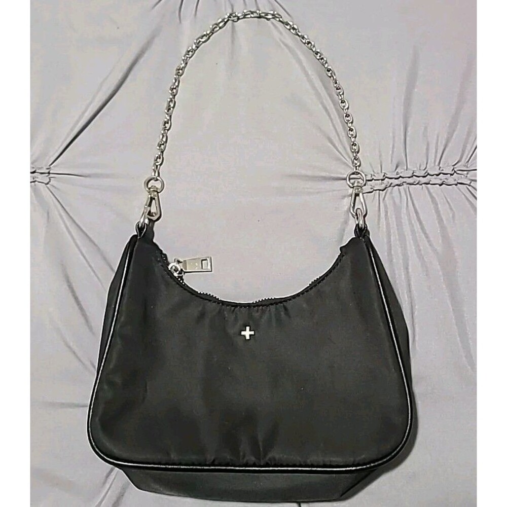 PETA & JAIN PALOMA NYLON BAG BLACK Vintage Y2K Goth
